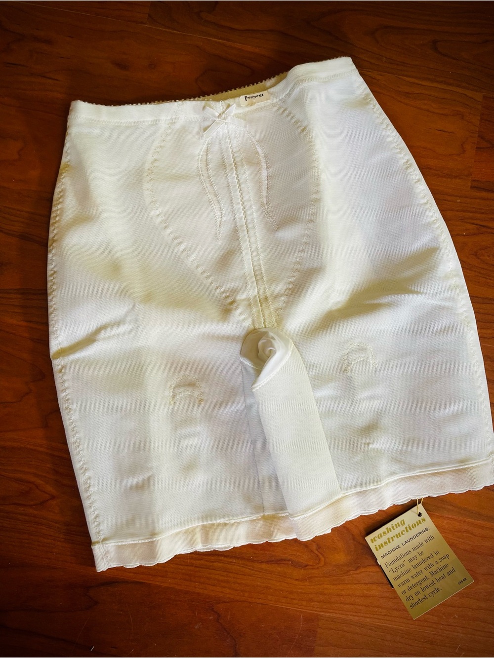 NEW Adonna JC Penney Vintage Sz M Long Leg Girdle Garter Style 4862 in Ivory NOS